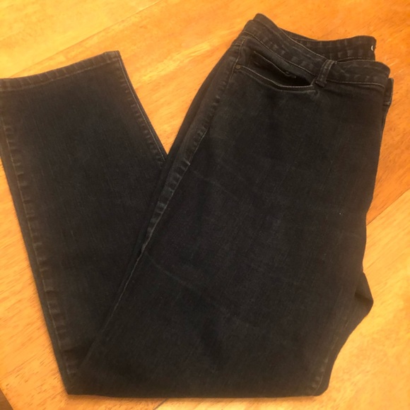 Croft & Barrow stretch dark wash Jeans Sz 14 short - Picture 6 of 8